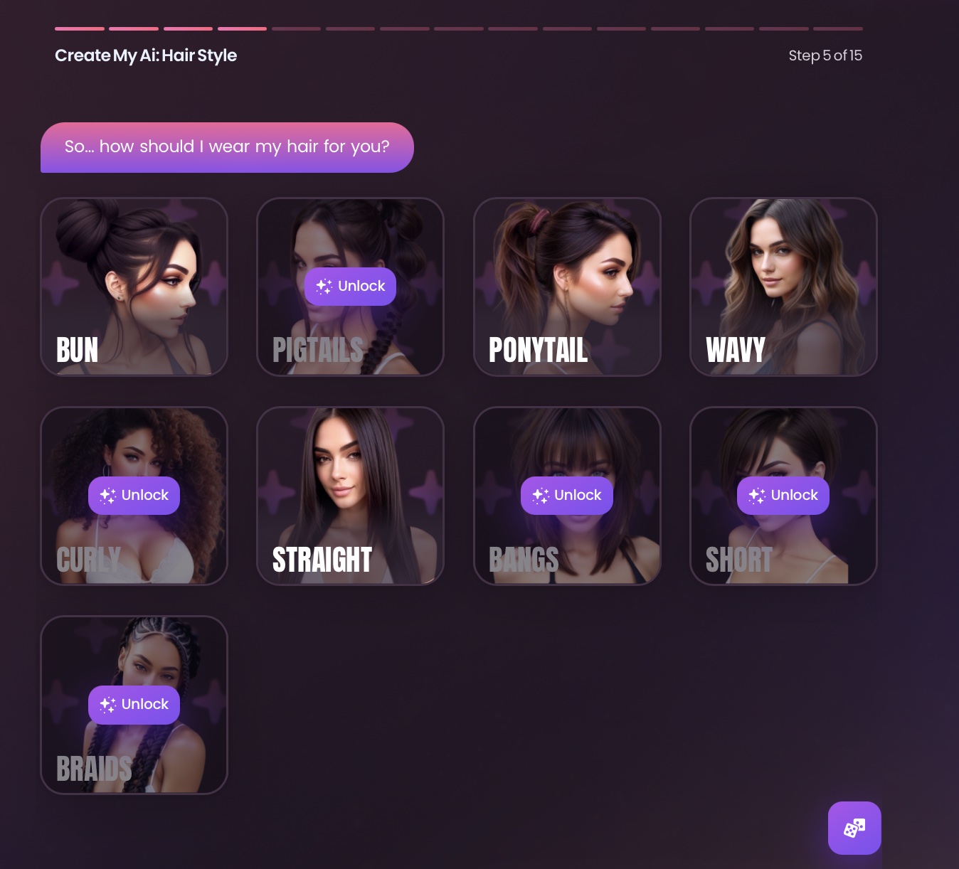 AI Girlfriend customization steps on Swipey ai