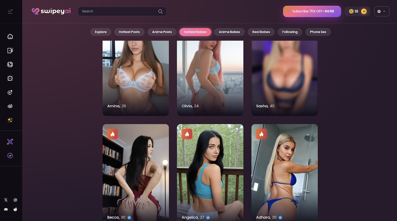 Interface and model exploration on Swipey ai
