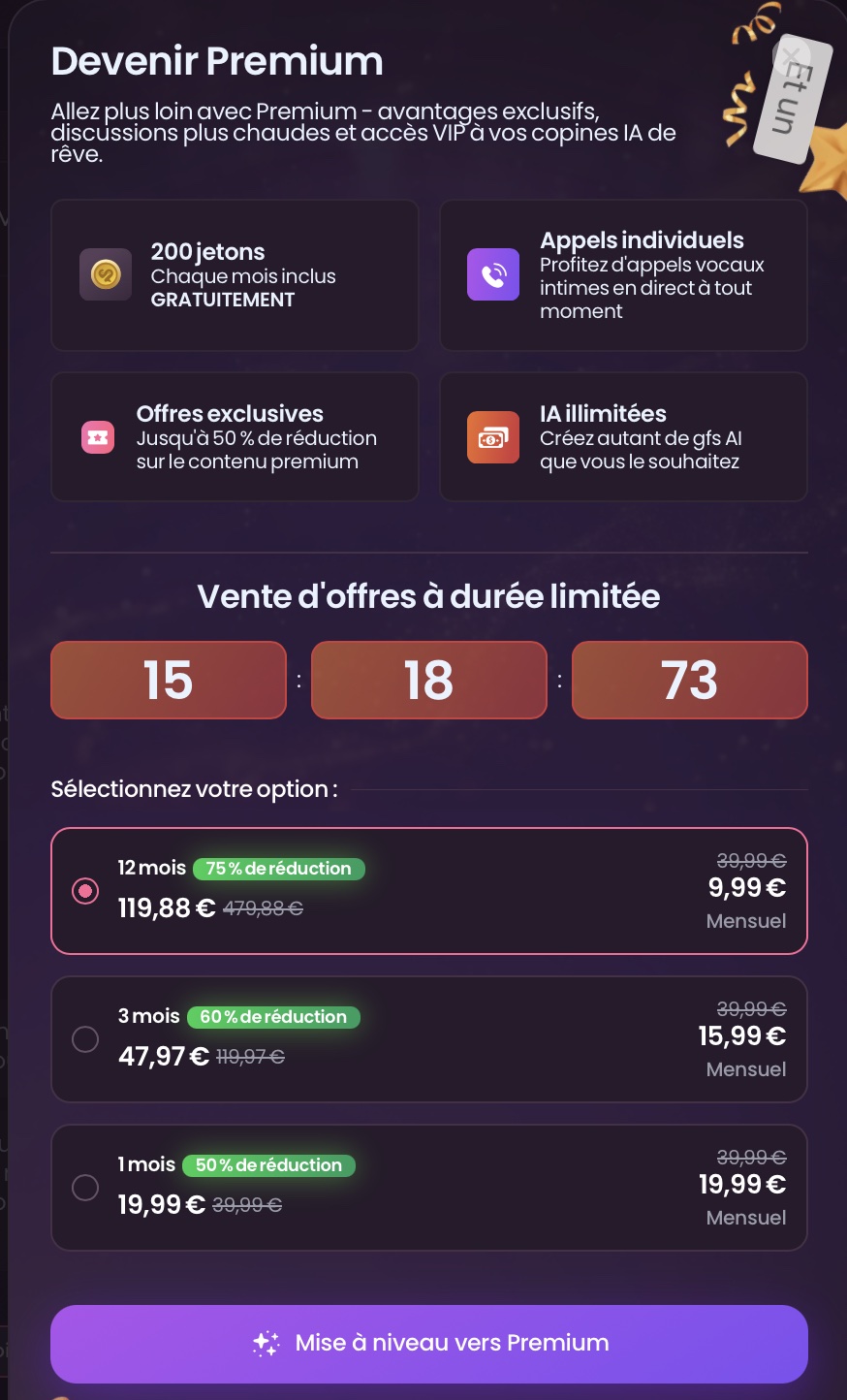 Swipey AI monthly and yearly subscription prices