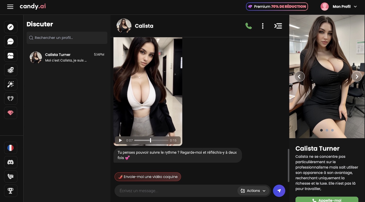 candy ai chat experience calista