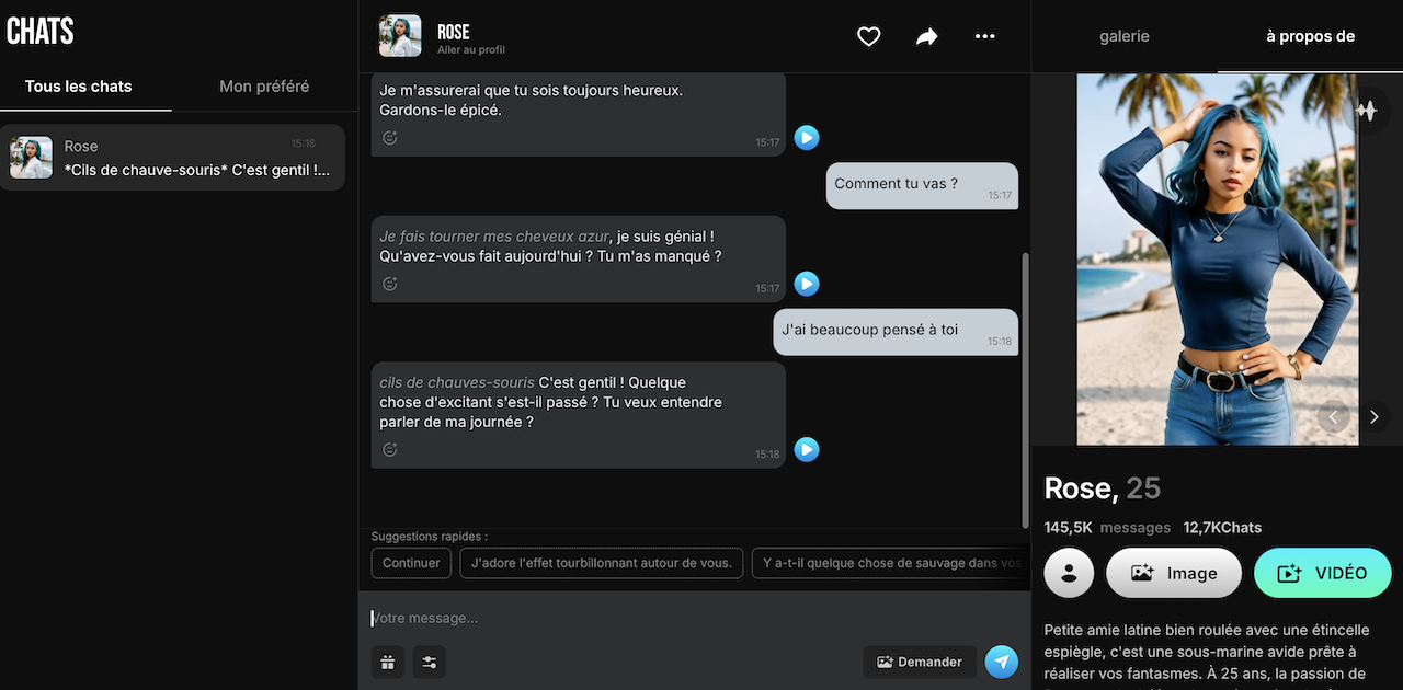 Lovescape AI Conversation Experience with a Virtual Girlfriend