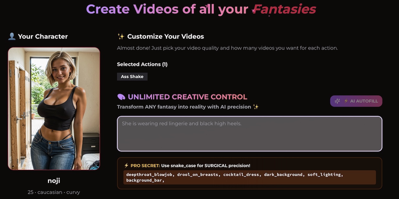 generate videos of all your fantaisies Xotic ai generate videos of all your fantaisies Xotic ai