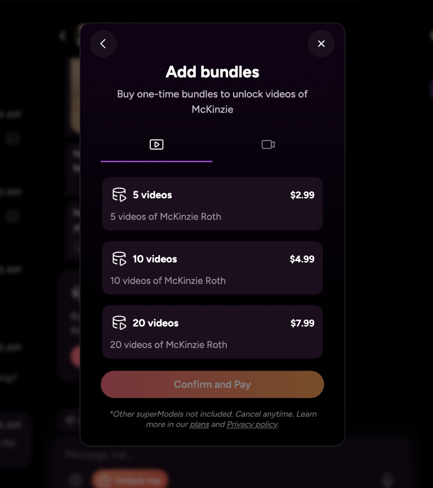 ohchat ai video bundles